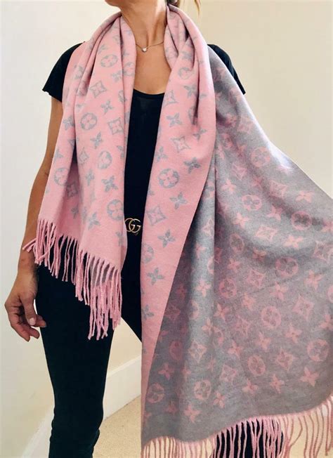 lv scarf ladies|louis vuitton pashmina scarf.